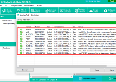 Herramienta software marketing masivo WhatsApp